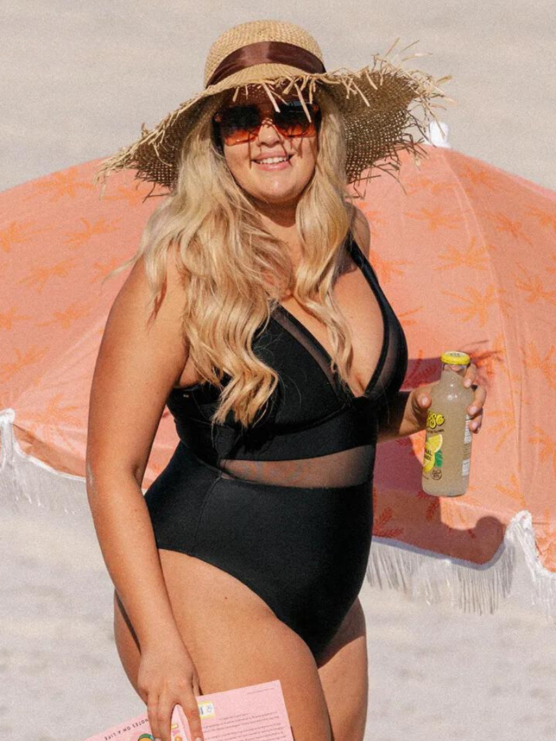 Rottnest Plus Size One-Piece Swimsuit - product view 3